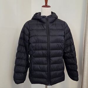 Eddie Bauer Women's Black Cirruslite Hoodie Jacket, Petite M, NWT